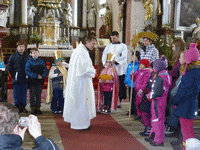 Závěrečné vystoupení dětí v kostele