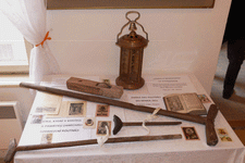 Výstava - staré předměty z kostela